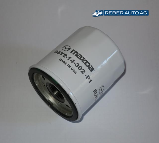 Mazda Miata NA NB NBFL Schraubölfilter Motor Original B6Y214302P1 1989–2005 1.6 und 1.8 Liter