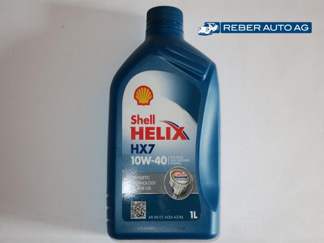 Mazda MX-5 Shell Motorenöl HX7 10W-40 teilsynthetisch 1L Gebinde