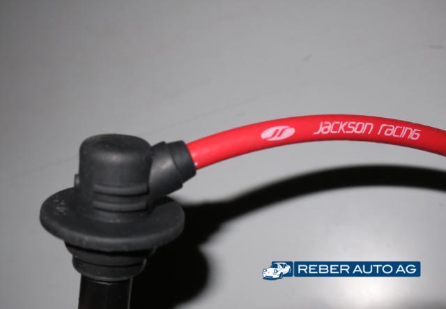 Mazda MX-5 Silikon Zündkabelsatz Rot 8mm JacksonRacing – Detailansicht Stecker