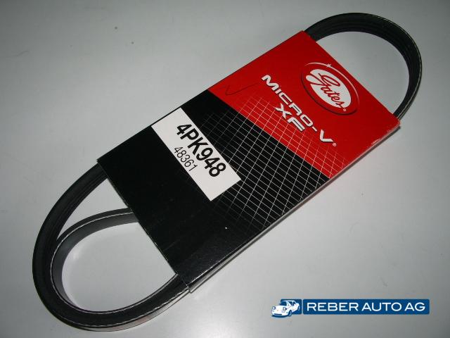Mazda MX-5 NB NBFL Keilrippenriemen Servolenkung Klimaanlage 1.8l BP Gates 4PK948 1998–2005