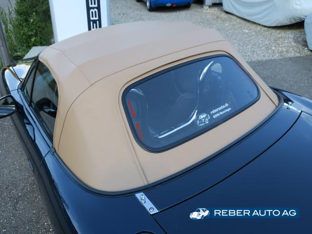 Mazda MX-5 NB NBFL Verdeck Vinyl light tan (Sandbeige) mit Echtglas-Heckscheibe beheizt 1998-2005 – Robbins 2960RCLTB, originalgetreuer Schnitt