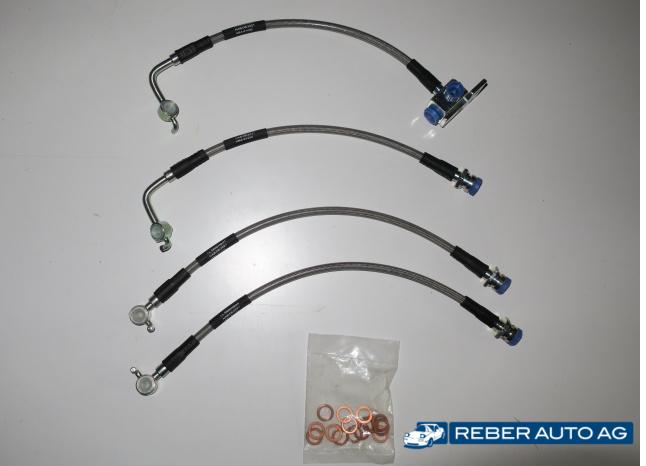 Bremsschlauchsatz Stahlflex kl.Bremse 90-05*