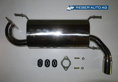 Edelstahl-Endschalldämpfer IL Motorsport NB00302 Endrohr 76mm Mazda MX-5 NB NBFL 1998-2005
