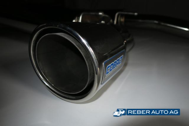 Sportauspuffanlage Chromstahl poliert COBALT 900494 Mazda MX-5 NA Detailansicht
