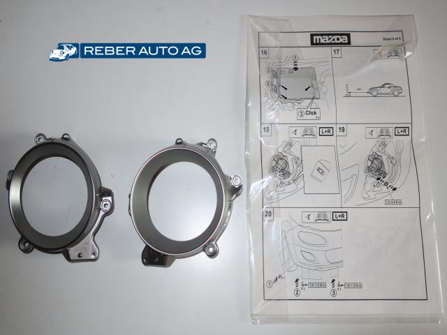 Blende Nebelscheinwerfer Tagfahrlicht Stossfänger silber NH52V7247 Original Mazda MX-5 NCFL 2008-2013
