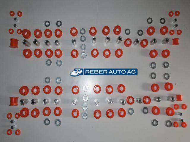 FLO-FLEX Polyurethan Fahrwerkbuchsen Komplett-Kit für Mazda MX-5 NA (1990–1997) – alle Buchsen Querlenker und Stabilisator
