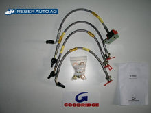 Goodridge Bremsschlauchsatz Chromstahlflex für Mazda MX-5 NA NB NBFL (1990–2005) – kleines Bremssystem 235/231mm und 255/251mm
