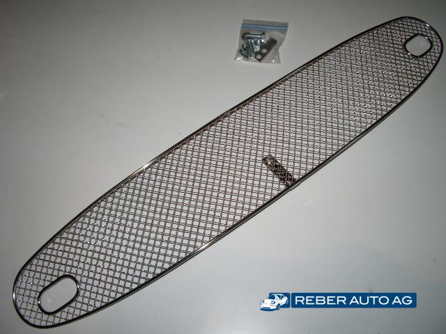 Grille Chromstahl geflochten für Mazda MX-5 NA (1990–1997) – hochwertiges Edelstahlgeflecht, schliesst die offene Frontkühlöffnung ab
