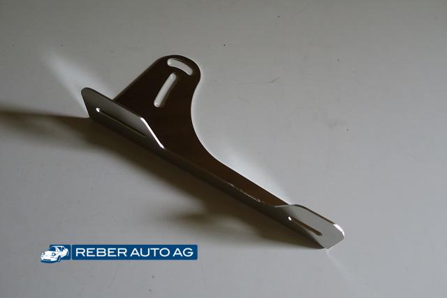 JASSperformance Kennzeichenhalter seitlich versetzt Chrom für Mazda MX-5 NA NB NBFL (1990–2005) – Leichtmetall, seitliche Deplatzierung
