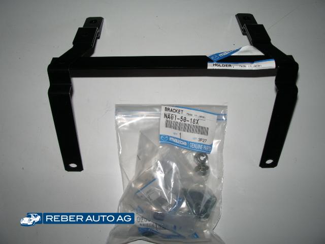 Kennzeichenhalter vorne NA015018X mit Befestigungsmaterial Original Mazda MX-5 NA NB NBFL 1990-2005
