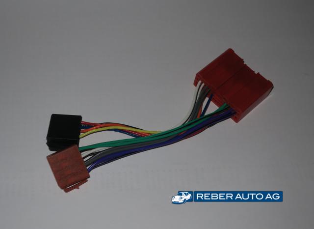 Mazda Anschlusskabelsatz ISO MX-5 NBFL 2001-2005 Einbauposition
