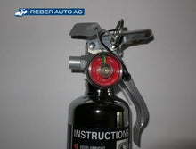 Detailansicht der Druckanzeige des Halotron1 Feuerlöschers – Füllstand jederzeit auf einen Blick kontrollierbar.

