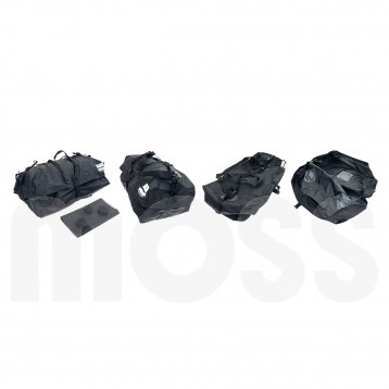Mazda MX-5 Gepäcktasche Kofferraumklappe 50l spritzwasserdicht NA NB NBFL NC NCFL ND 1990-2026– inkl. Untermatte und Spanngurte
