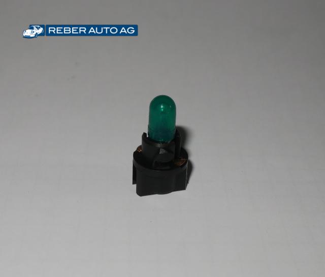 Mazda MX-5 Glühlampe Kunststoffsockel Grün Heizung Lüftung NB 1998-2000 OE S38A61C95 Einbauposition
