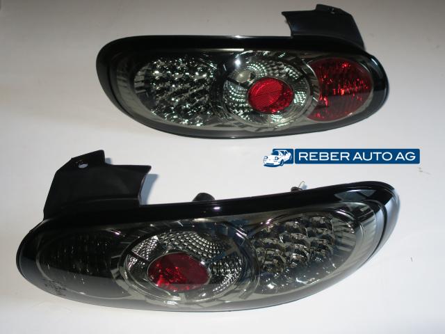 Mazda MX-5 LED Rückleuchten Klarglas black chrome NB 1998-2005
 
