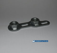 Mazda MX-5 NA/NB/NBFL Gewindeplatte Bolzen Triebwerkrahmen PPF (1990–2005) – Blech mit 2 aufgeschweissten Muttern und Befestigungsschlitzen
