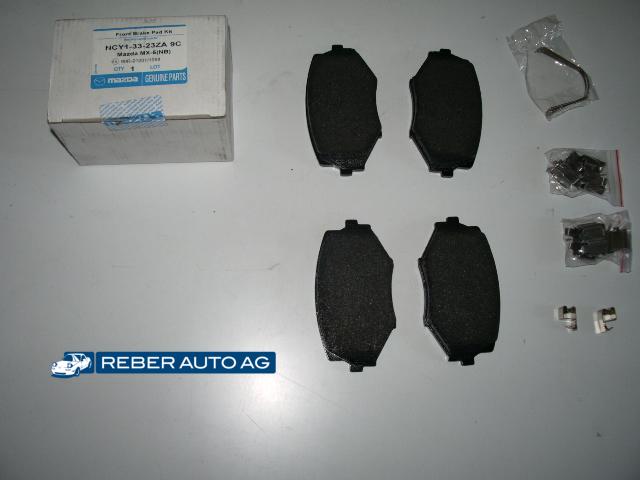 Mazda MX-5 NA NB NBFL Bremsbelagsatz vorne 255mm Original NCY13323ZA9C 1994-2005
