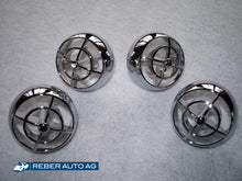 Mazda MX-5 NA/NB/NBFL Lüftungsdüsen Chrom – Verchromte Ausströmer-Kugeln, Set à 4 Stück für alle Lüftungsdüsen (1990–2005).
