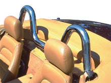 Mazda MX-5 NA/NB/NBFL StyleBar Chrom-Designbügel aus rostfreiem Edelstahl – klassischer Roadster-Look, kein Überrollschutz (1990–2005).
