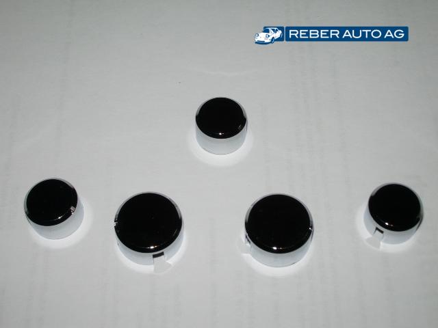 Mazda MX-5 NA/NB/NBFL Tachonadel-Kappen Chrom – Set verchromter Kappen für alle Tachonadeln (Tacho, Drehzahlmesser, Tankuhr, Wassertemperatur, Öldruck), passend für 1990–2005.
