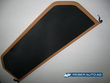 Mazda MX-5 NA/NB/NBFL WindStop Windschott Edition – Schwarz mit beigem Rand, passend für MX-5 Sondermodelle mit beigem Interieur (1990–2005).
