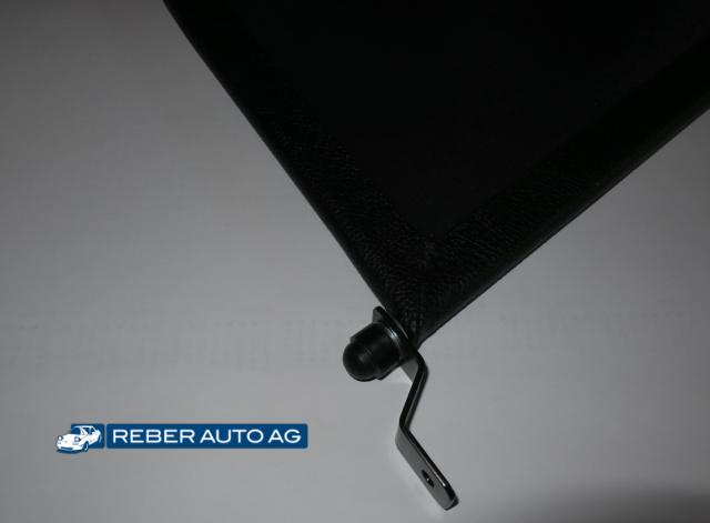 Mazda MX-5 NA/NB/NBFL WindStop Windschott schwarz – Detailansicht des Netzes, robuste und langlebige Verarbeitung (1990–2005).

