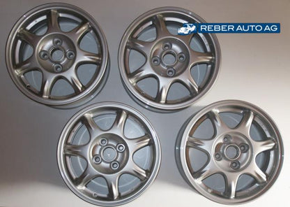 Mazda MX-5 NA Original 14 Zoll Alufelgen aufbereitet 4er-Set komplett 1994-1997

