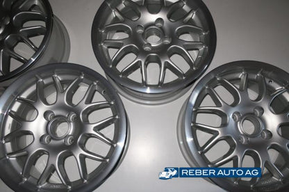 Mazda MX-5 NB GT Original 15 Zoll Alufelgen aufbereitet 4er-Set Detailansicht 1998-2000
