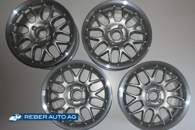 Mazda MX-5 NB GT Original 15 Zoll Alufelgen aufbereitet 4er-Set komplett 1998-2000

