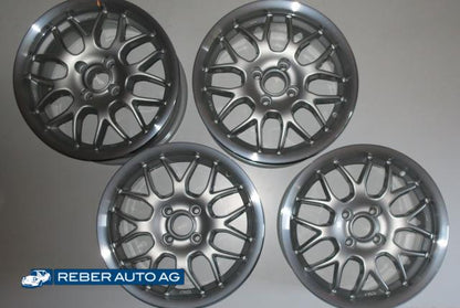 Mazda MX-5 NB GT Original 15 Zoll Alufelgen aufbereitet 4er-Set komplett 1998-2000
