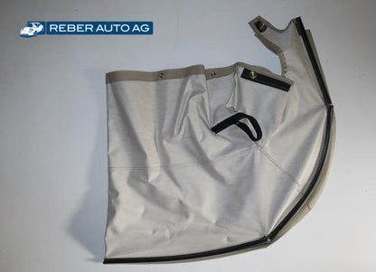 Mazda MX-5 NB NBFL Persenning Verdeckabdeckung Beige Braun – Detailansicht Innenseite, Original Mazda Ersatzteil NC10R1960C80
