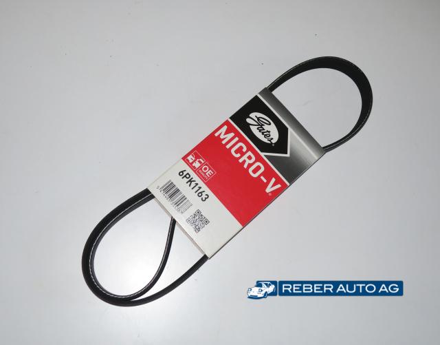 Mazda MX-5 NBFL Keilrippenriemen Bemani Kompressor Gates 6PK1163 2001–2005
