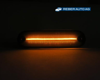 Mazda MX-5 Seitenmarkierungsleuchten LED gelb Rauchglas NA NB NBFL 1990-2005 Detail
