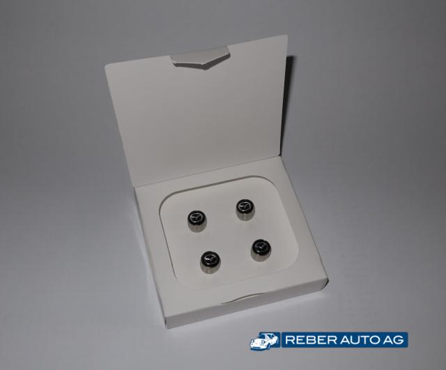 Mazda MX-5 Ventilkappen Set Mazda Logo 4er-Set Verpackungsinhalt NA NB NBFL OE C9E1V3820

