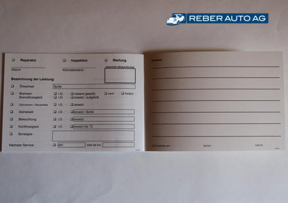 Serviceheft Universal für Mazda MX-5