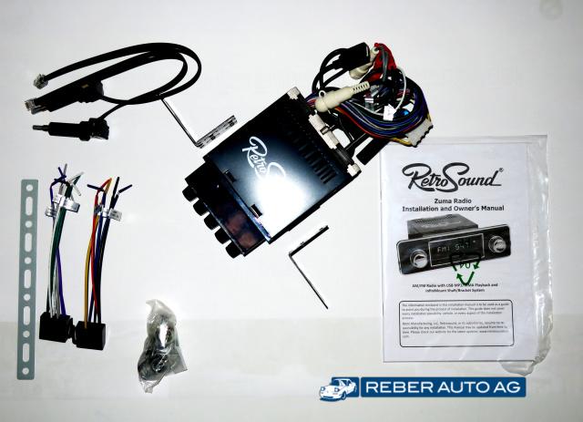 Mazda MX-5 RetroSound Radio ZUMA Chrom Inhalt
