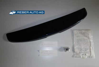 Verpackungsinhalt Mazda Original Heckspoilerlippe Blau NC10V4920F für Mazda MX-5 NB NBFL – Spoilerlippe, Schablone, Schrauben und Anweisung
