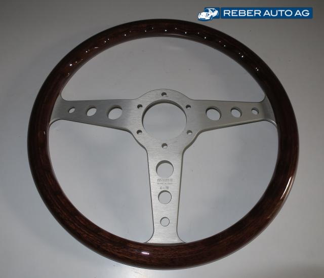 Rückseite Momo Heritage Indy Sportlenkrad Holz für Mazda MX-5 NA (1990–1993) – Nabenaufnahme und Befestigung

