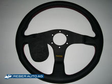 Momo Sportlenkrad Tuner B Leder Schwarz 350mm für Mazda MX-5 NA (1990–1997) – inkl. Hupenknopf, Adapter MXZT07089 erforderlich
