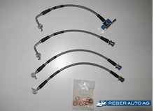 Bremsschlauchsatz Stahlflex kl.Bremse 90-05*