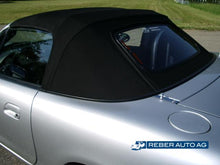 Verdeck Stoff Glasheckscheibe beheizt schwarz 98-05 SP