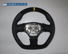 Sportlenkrad konfektioniert für Mazda MX-5 NB (1998–2000) – Aufpolsterung, Wildleder, Abflachung, 12-Uhr-Markierung nach Kundenwunsch
