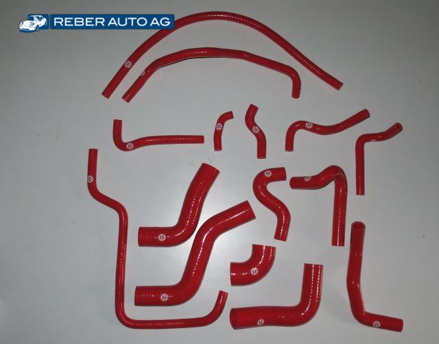 Stoney Racing Silikon-Kühlwasserschlauch-Set Rot 1.6l für Mazda MX-5 NA (1990–1997) – komplettes Set, B6-Motor
